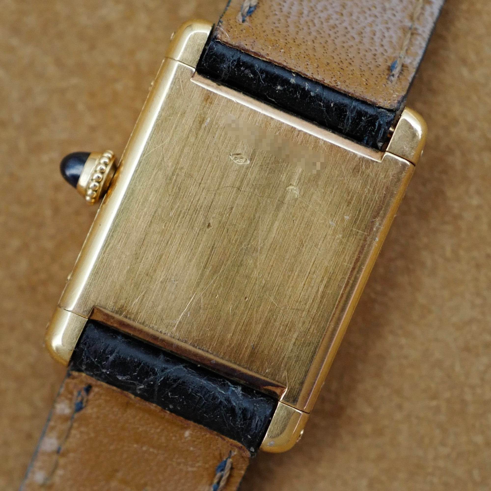 Cartier Paris Yellow Gold Tank Louis Watch
