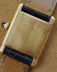 Cartier Paris Yellow Gold Tank Louis Watch