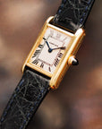 Cartier Paris Yellow Gold Tank Louis Watch