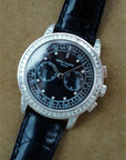 Patek Philippe White Gold Chronograph Diamond Watch Ref. 5071 (New Arrival)