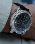 Patek Philippe White Gold Chronograph Diamond Watch Ref. 5071 (New Arrival)