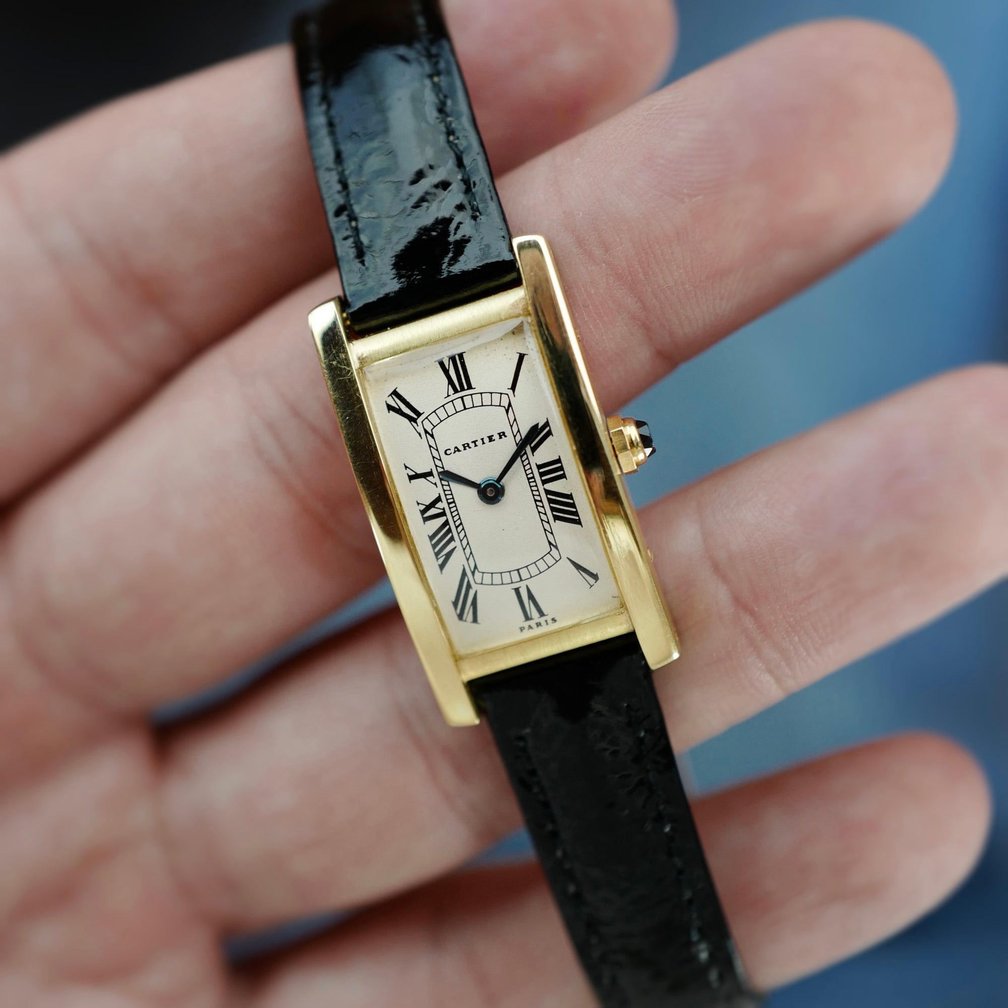 Cartier Yellow Gold Tank Cintree Watch