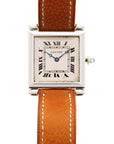 Cartier Platinum Tank Obus European Watch & Clock, 1926