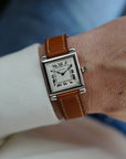 Cartier Platinum Tank Obus European Watch & Clock, 1926