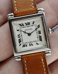 Cartier Platinum Tank Obus European Watch & Clock, 1926