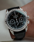 Patek Philippe Platinum Perpetual Calendar Chronograph Watch Ref. 5271 with Baguette Diamonds