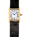 Cartier Yellow Gold Tank with Paris Dial