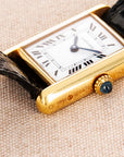 Cartier Yellow Gold Tank with Paris Dial