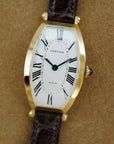 Cartier Yellow Gold Tonneau Watch, Paris 1991