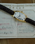 Cartier Yellow Gold Tonneau Watch, Paris 1991 (New Arrival)