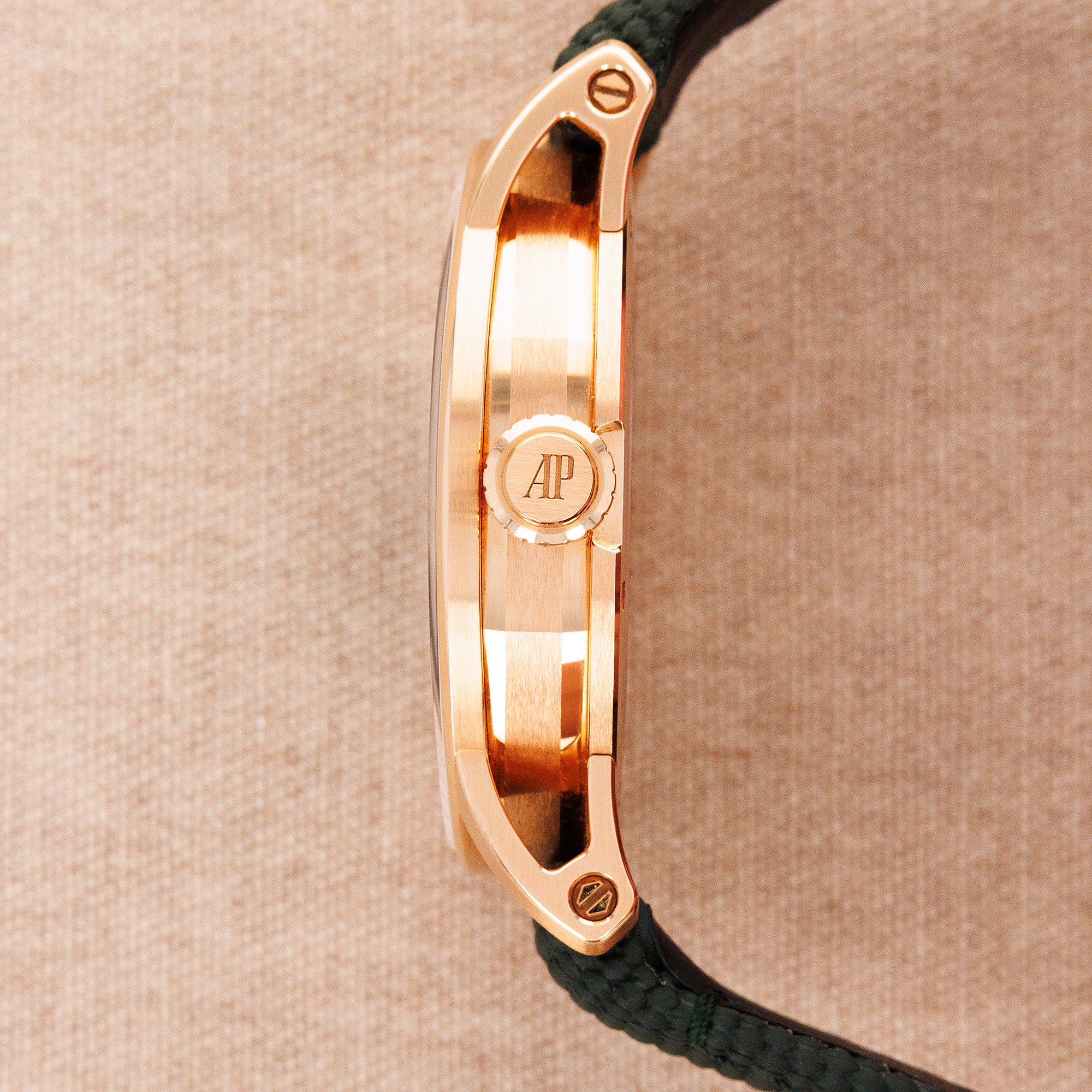 Audemars Piguet Rose Gold Code 11:59 Ref. 15210 with Green Dial