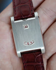 Cartier Platinum Tank A Guichet Ref. WGTA0236, 2025 Edition (New Arrival)