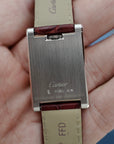 Cartier Platinum Tank A Guichet Ref. WGTA0236, 2025 Edition (New Arrival)