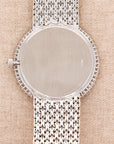 Audemars Piguet White Gold Watch with Baguette Diamonds and Onyx Dial