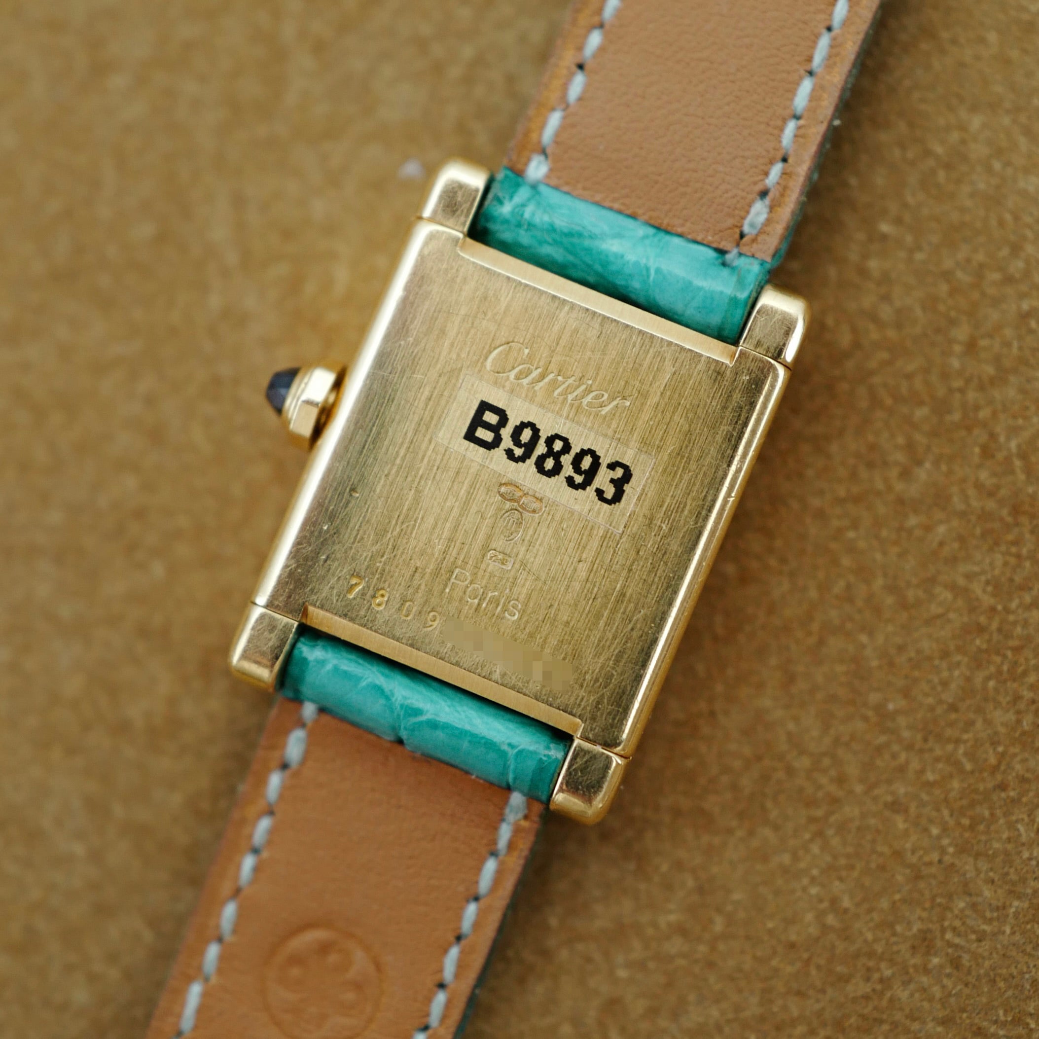 Cartier Tank Normale 78093 18k YG