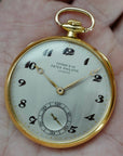 Patek Philippe Yellow Gold Pocket Watch Ref. 652 Retailed by Tiffany & Co.