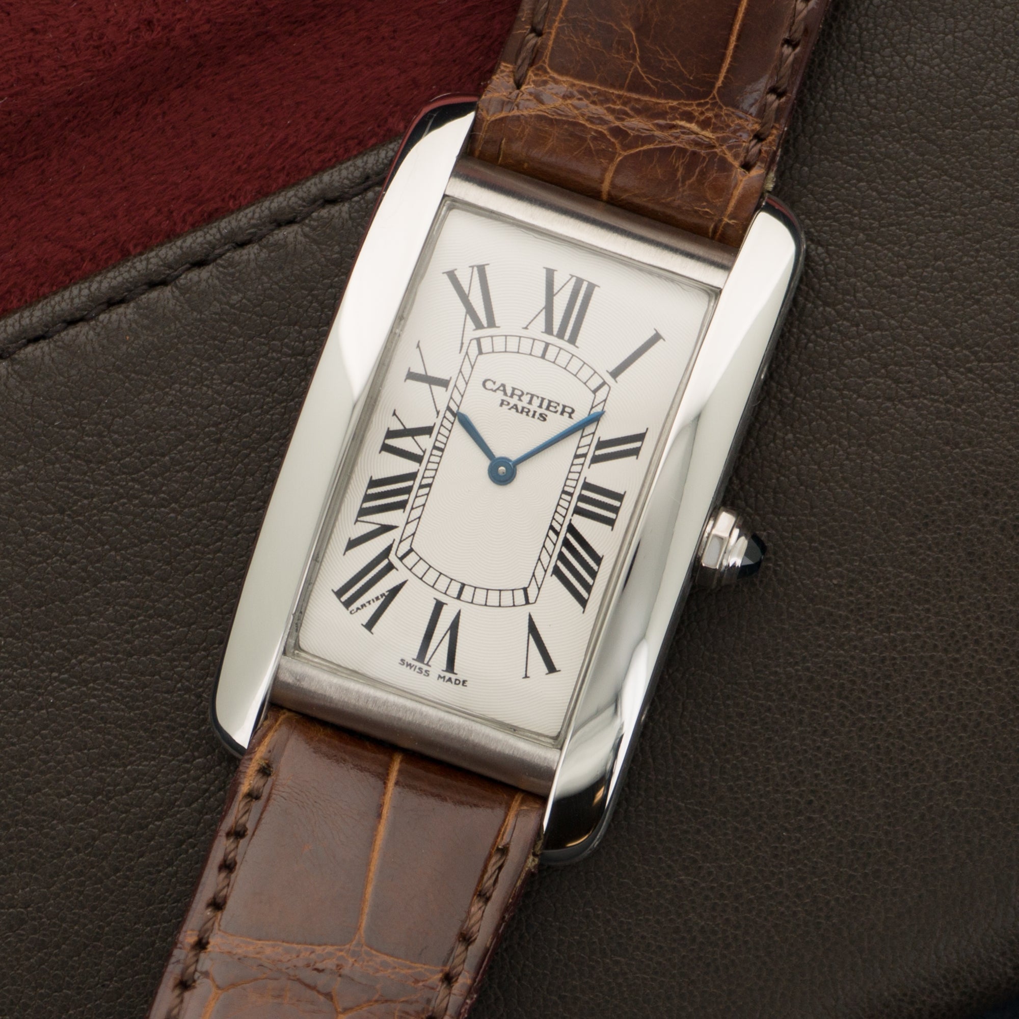 Cartier Tank Americaine Platinum Platinum The Keystone Watches