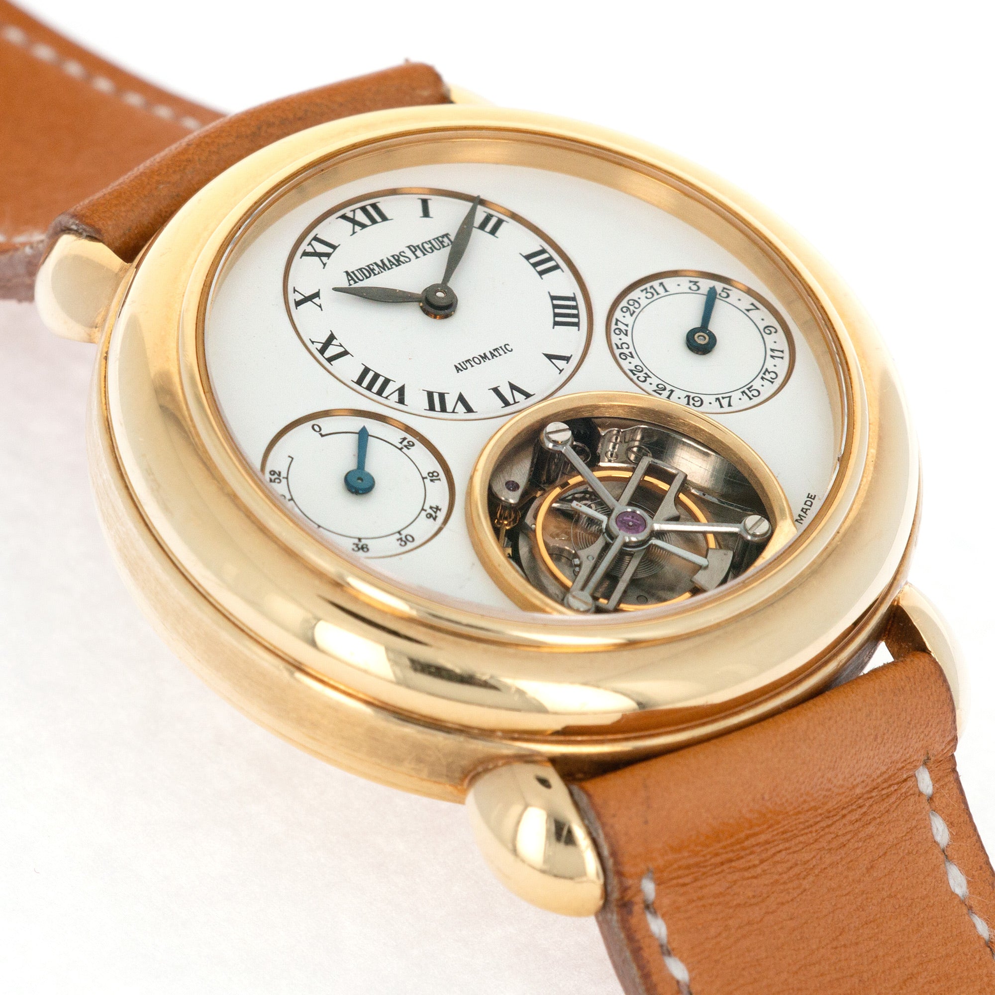 Audemars Piguet - Audemars Piguet Jules Audemars Yellow Gold Tourbillon Watch - The Keystone Watches