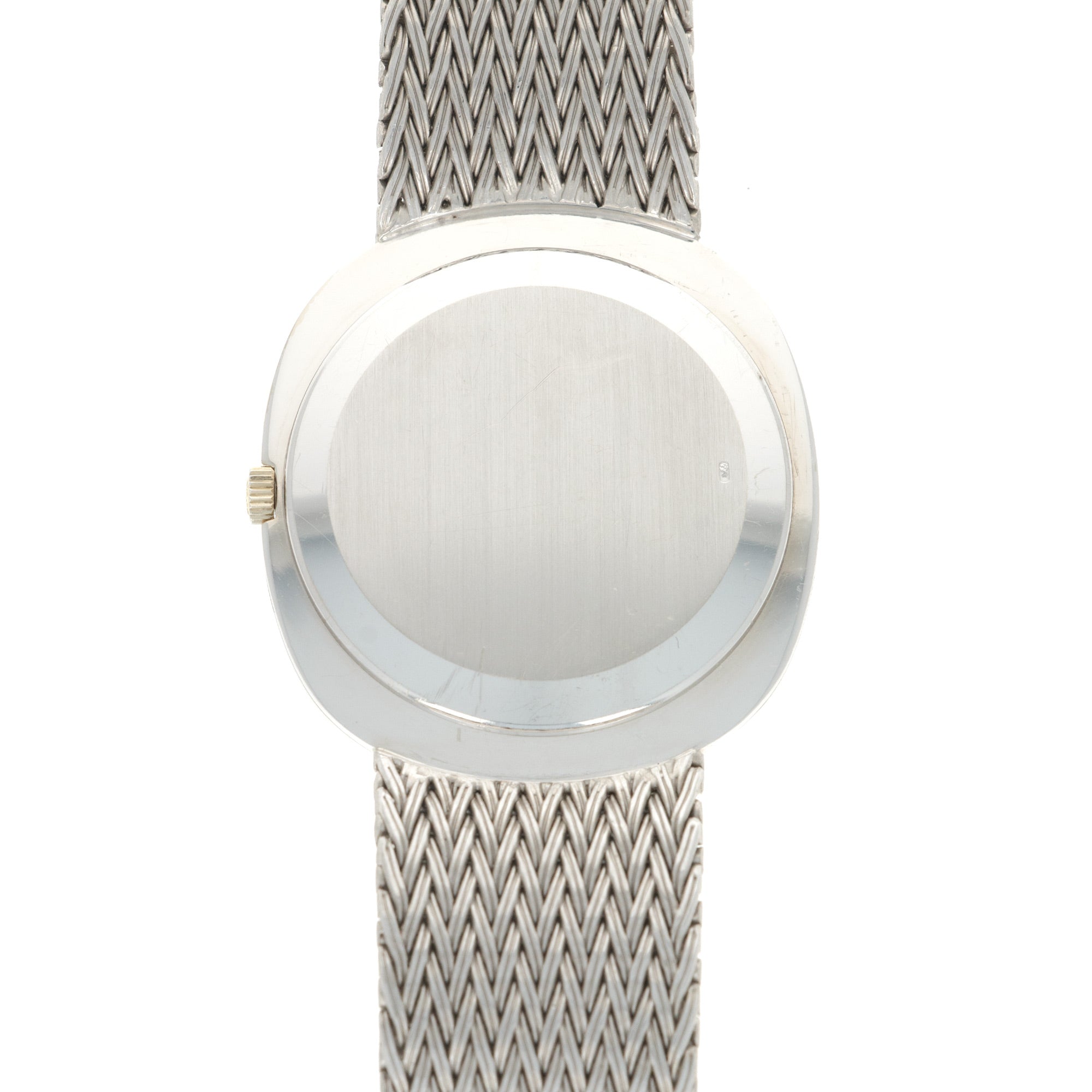 Patek Philippe - Patek Philippe White Gold Automatic Oval Bracelet Watch Ref. 3589 - The Keystone Watches