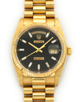 Rolex - Rolex Yellow Gold Day-Date Baguette Diamond Watch- N.O.S. - The Keystone Watches
