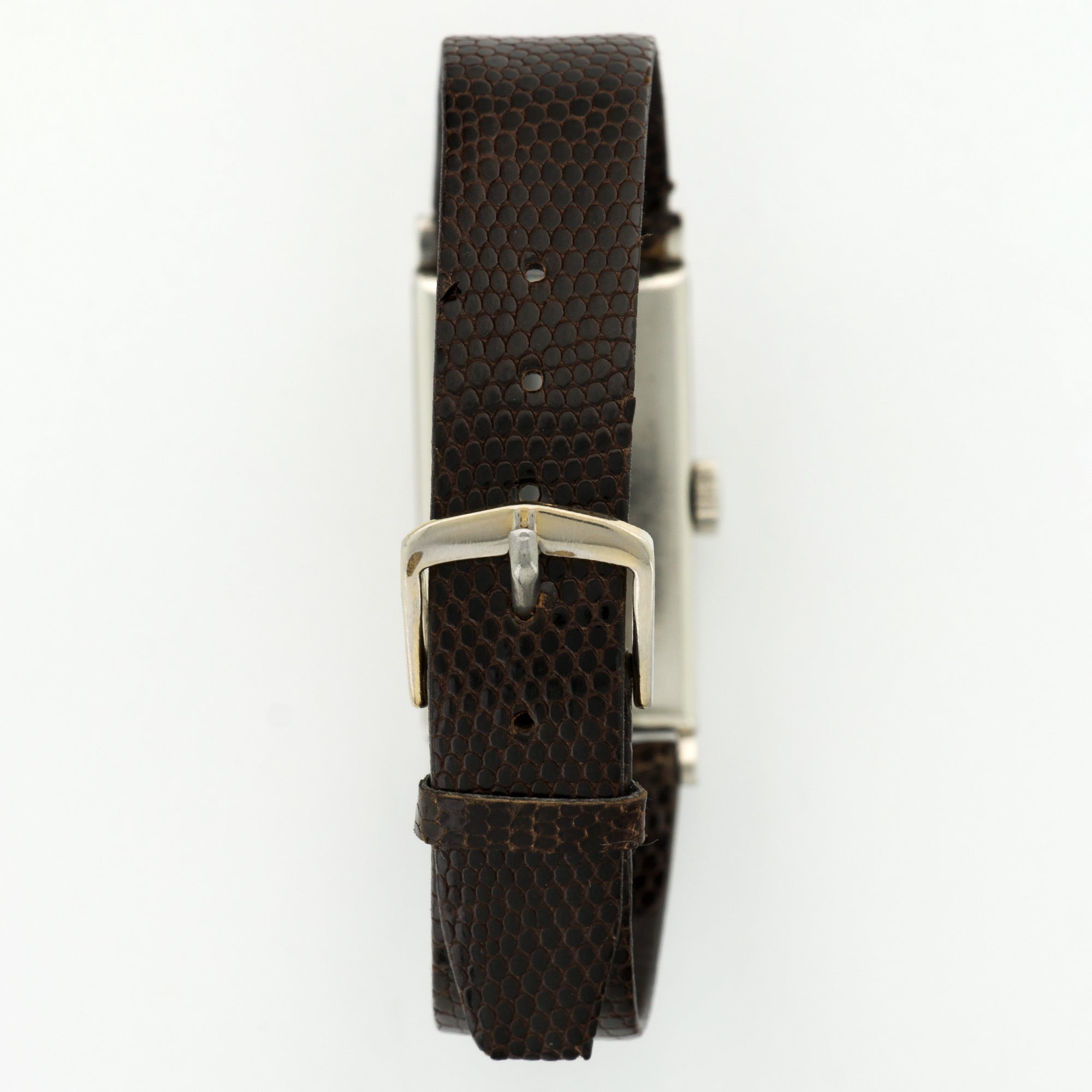 Patek Philippe - Vintage Patek Philippe Platinum Rectangular Diamond Watch Ref. 425 - The Keystone Watches