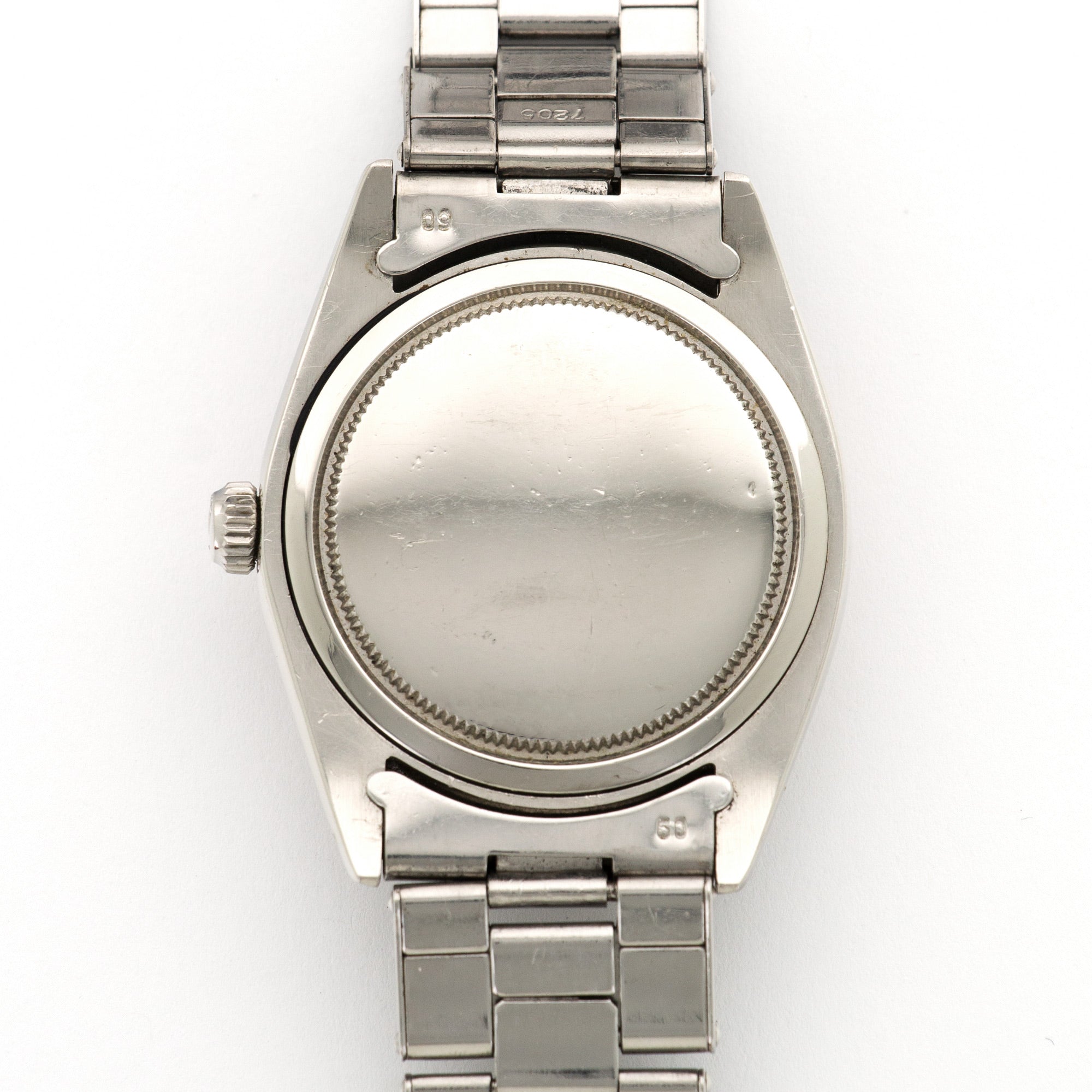 Rolex - Rolex Steel OysterDate Black Gilt Dial Watch Ref. 6694 - The Keystone Watches