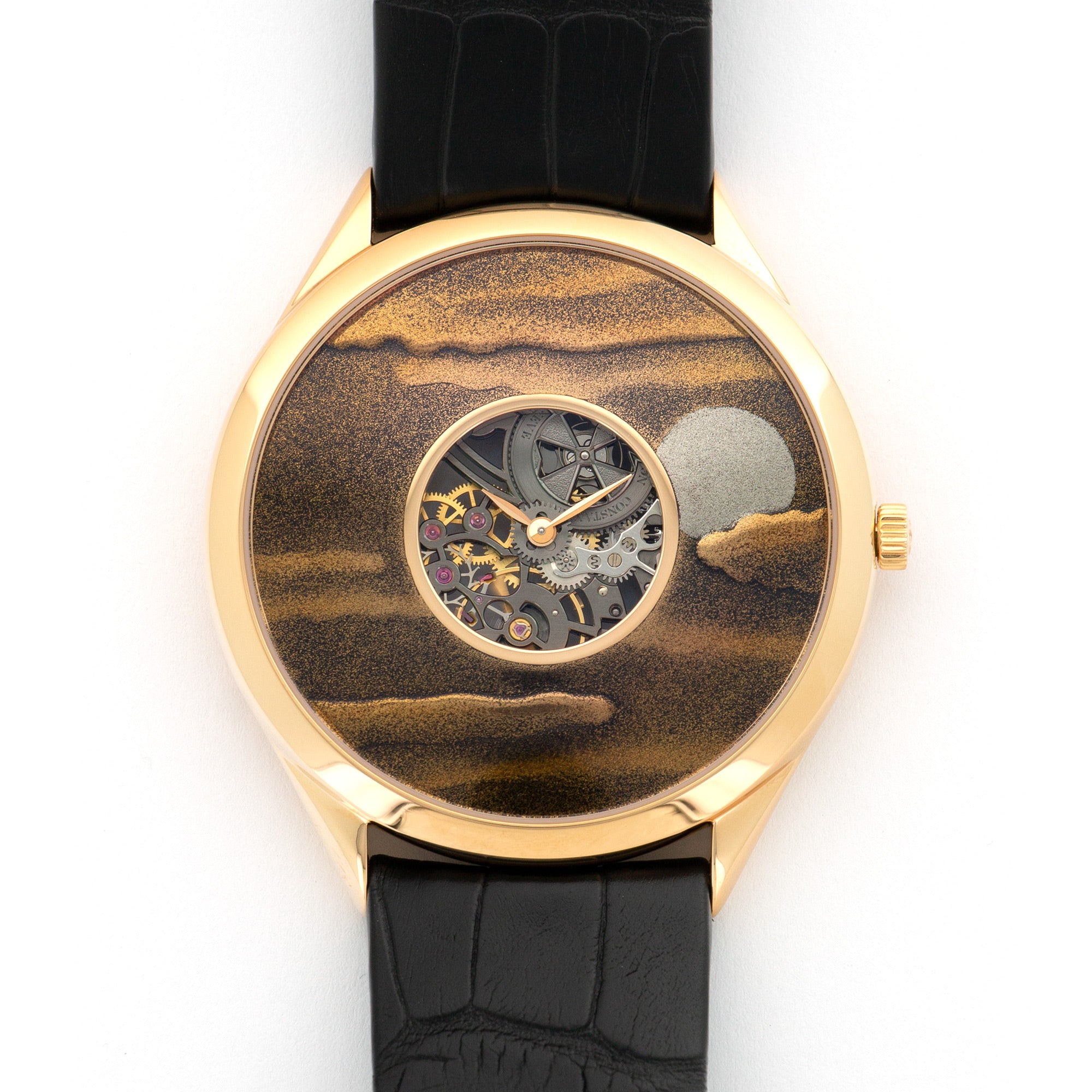 Vacheron Constantin - Vacheron Constantin Rose GoldMetiers DArt Rose Gold Skeleton Enamel Watch - The Keystone Watches