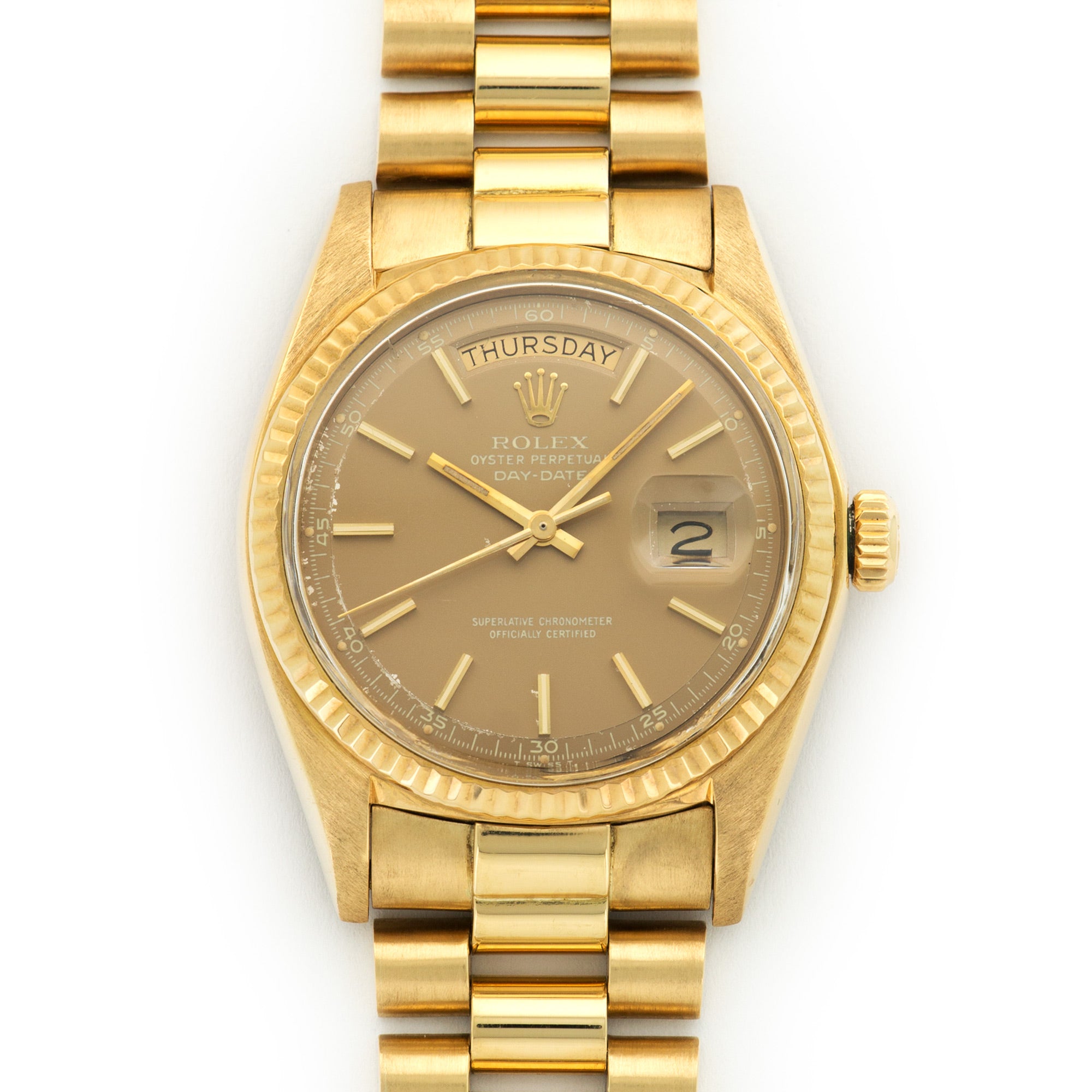 Rolex - Rolex Yellow Gold Day-Date Watch Ref. 1803 with Original Papers - The Keystone Watches