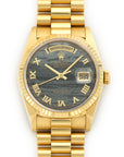 Rolex - Rolex Yellow Gold Day-Date Ferrite Stone Dial Watch Ref. 18238 - The Keystone Watches