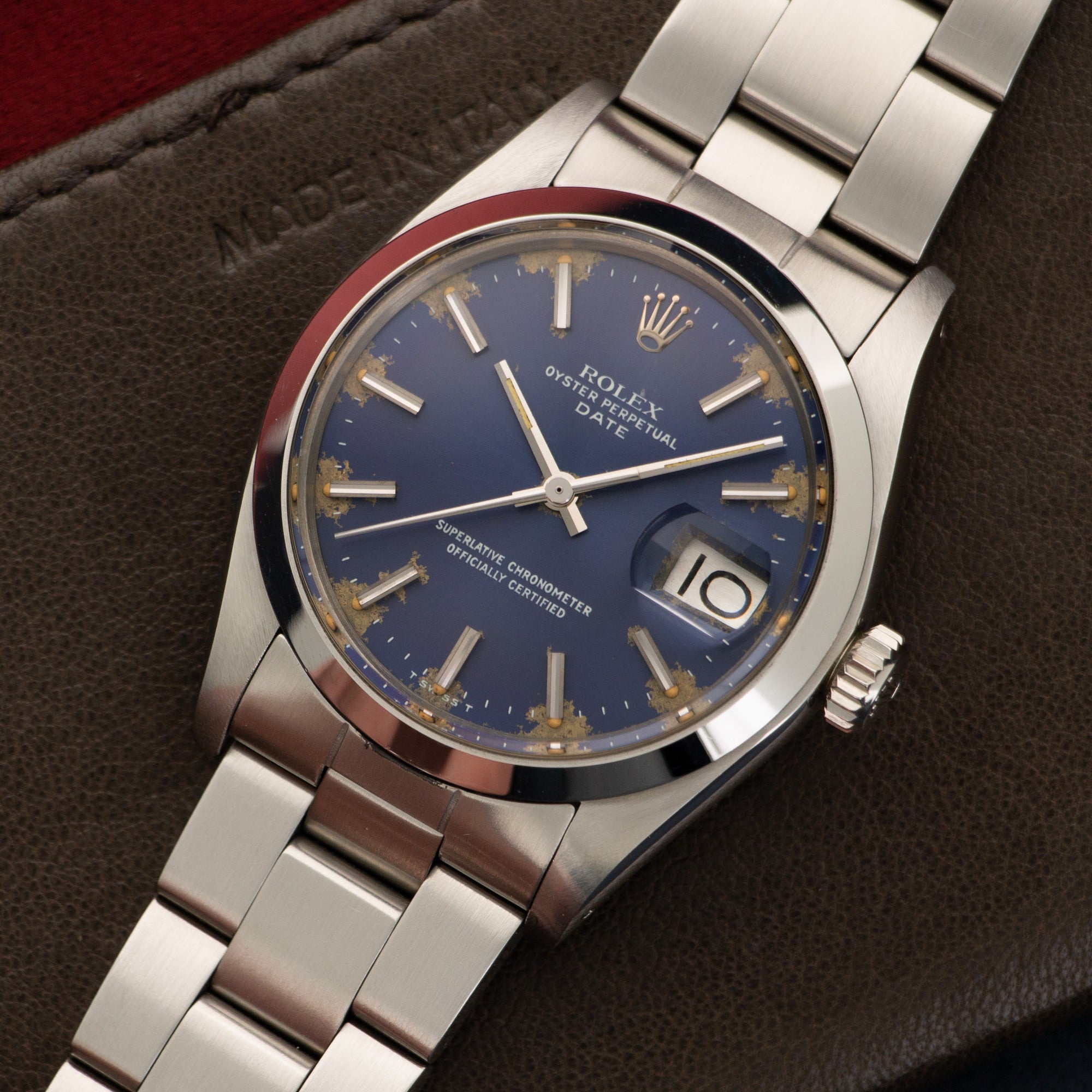 Rolex - Rolex Steel Date Watch Ref. 1500, with Original Caseback Sticker - The Keystone Watches