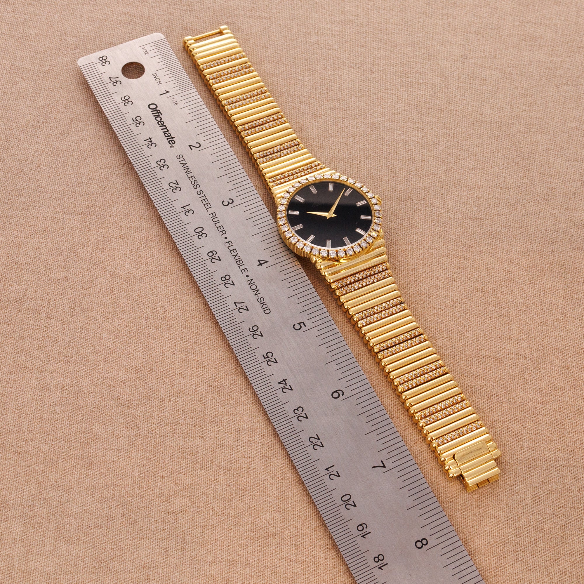 Piaget - Piaget Yellow Gold Emperador Diamond Watch Ref. 12336 - The Keystone Watches