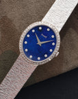 Piaget - Piaget White Gold Lapis Diamond Bracelet Watch - The Keystone Watches