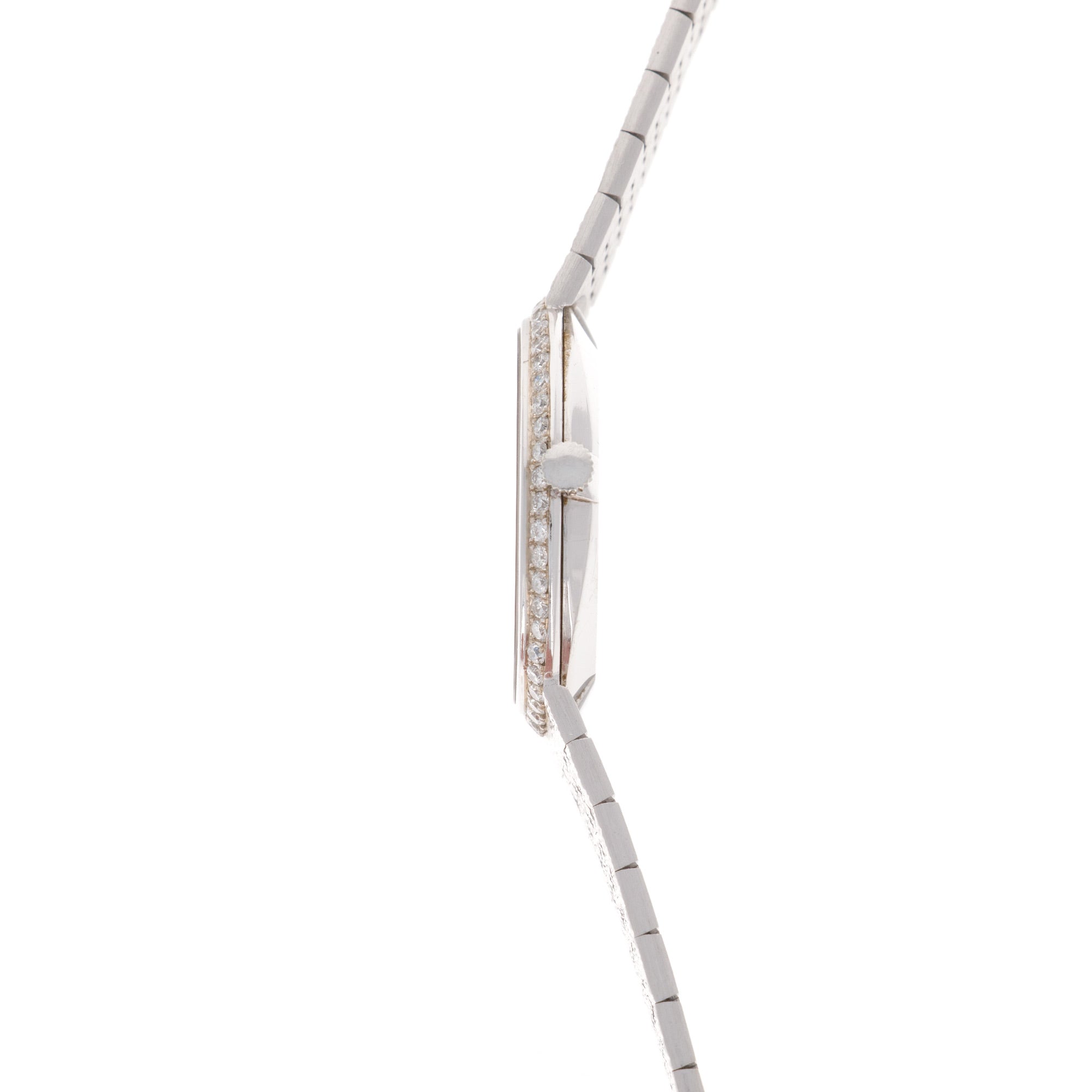Piaget - Piaget White Gold Lapis Diamond Bracelet Watch - The Keystone Watches