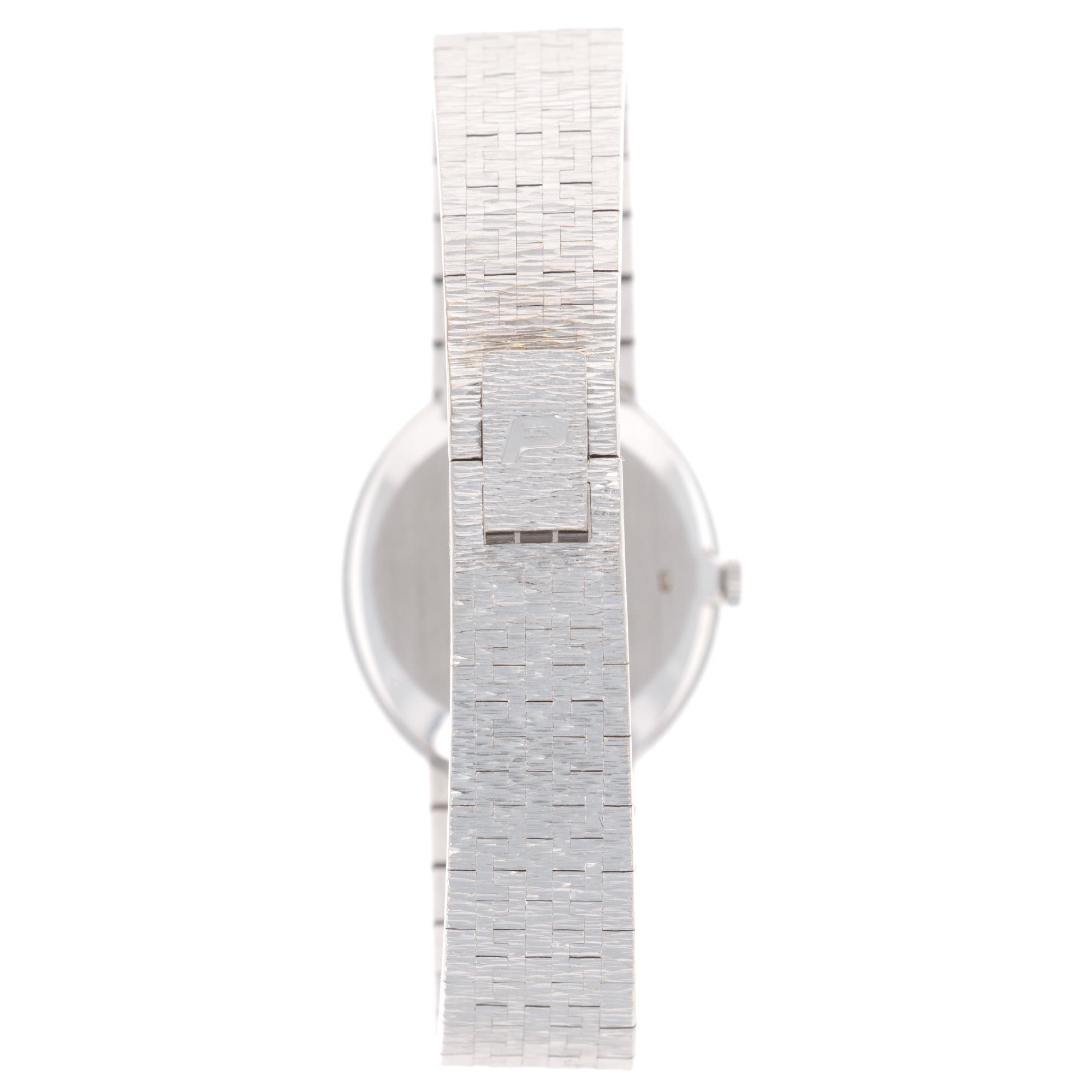 Piaget - Piaget White Gold Lapis Diamond Bracelet Watch - The Keystone Watches