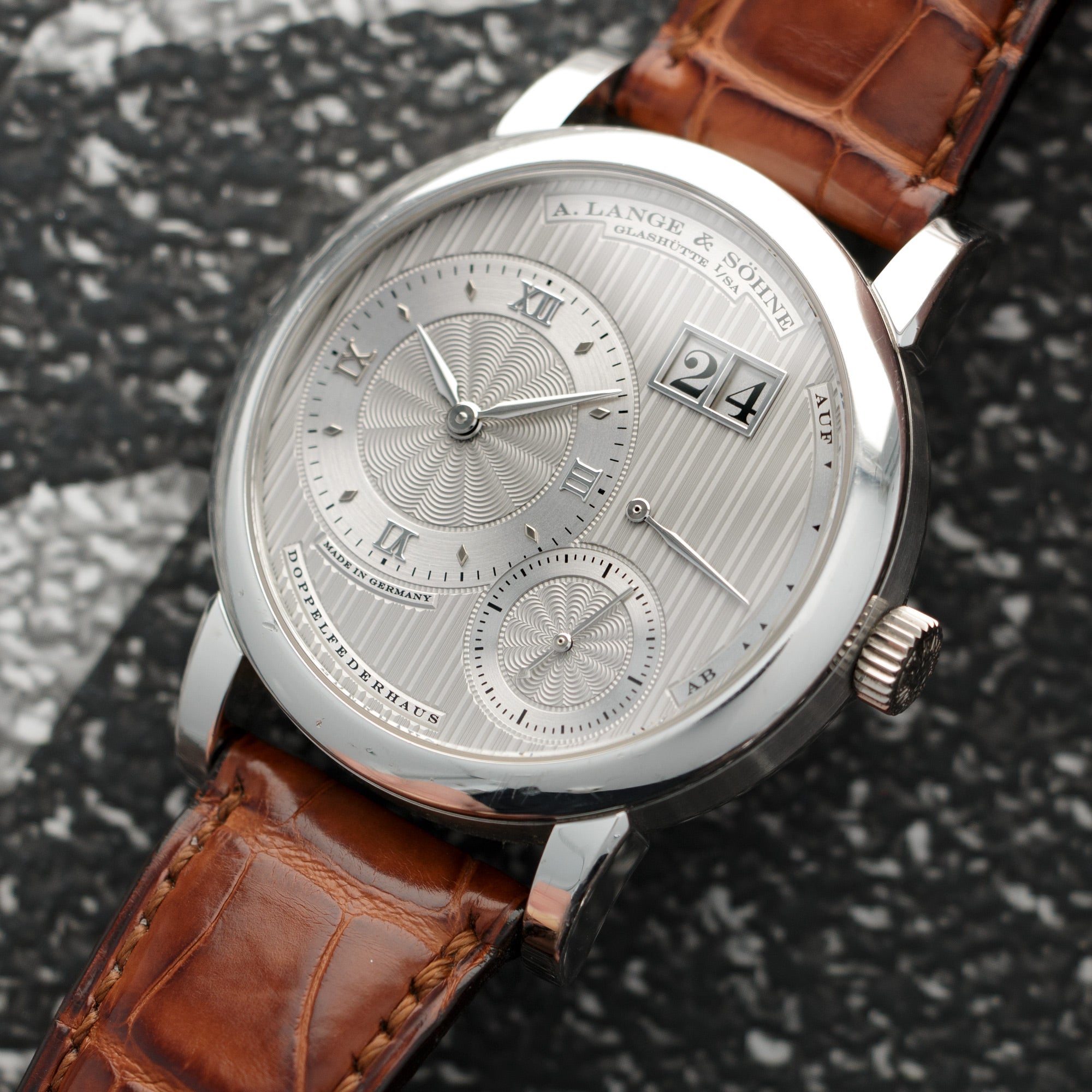 A. Lange &amp; Sohne - A. Lange &amp; Sohne Platinum Lange One for Sincere Singapore Ref. 112.049 - The Keystone Watches