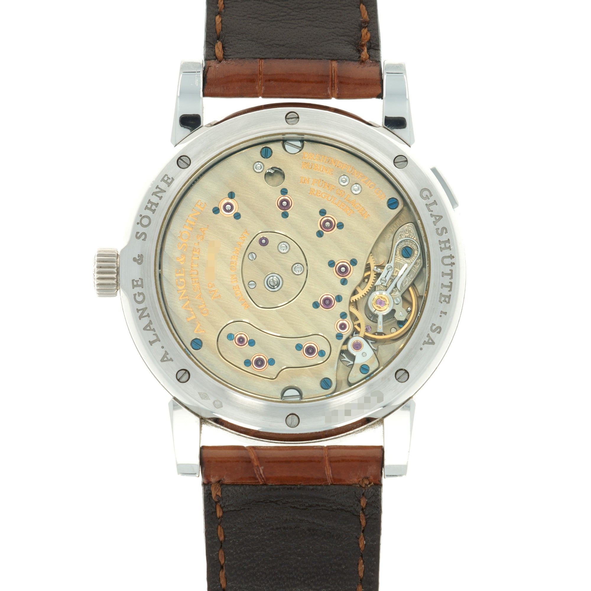 A. Lange & Sohne - A. Lange & Sohne Platinum Lange One for Sincere Singapore Ref. 112.049 - The Keystone Watches