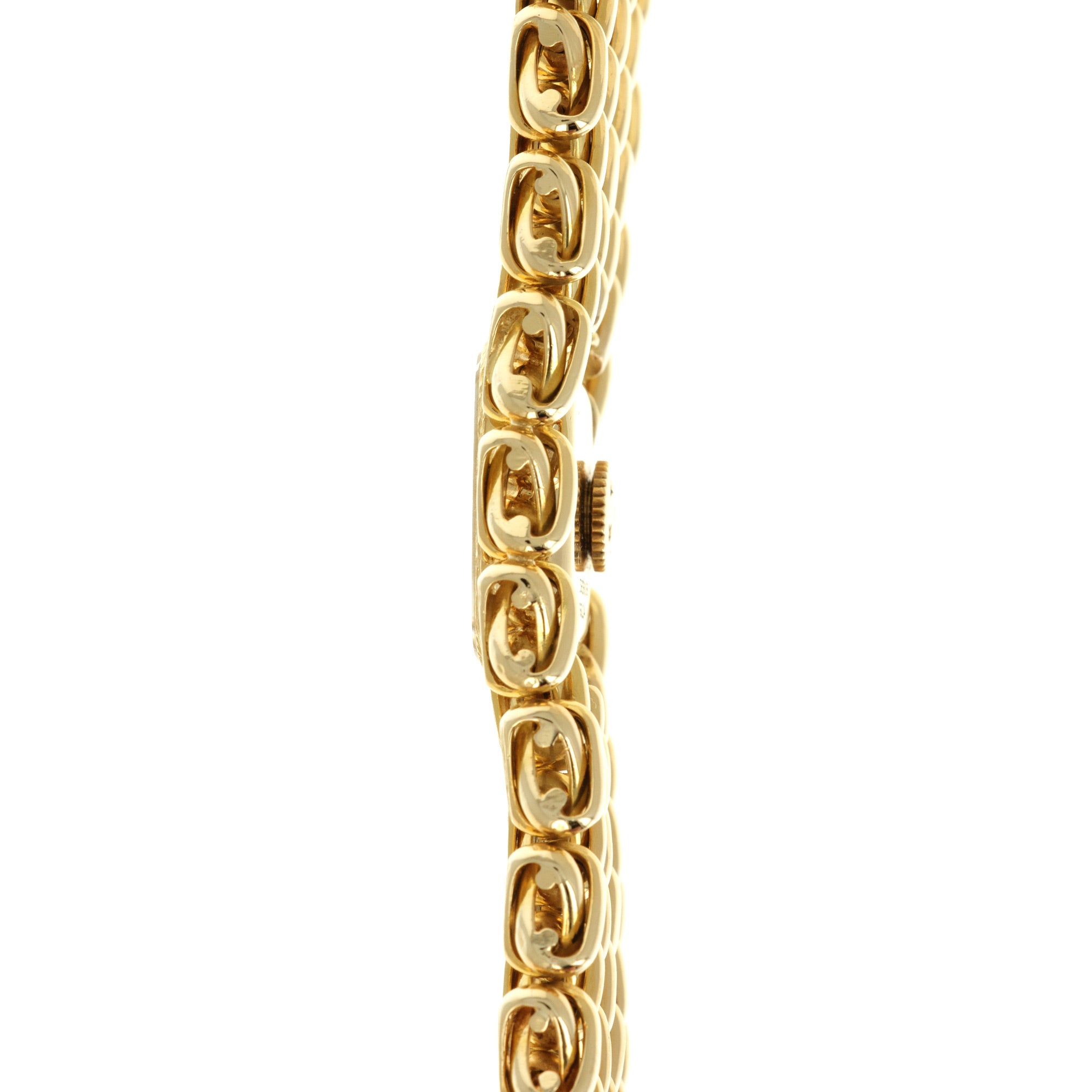 Piaget - Piaget Yellow Gold Wide Bracelet Watch, 1960s - The Keystone Watches