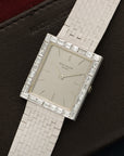 Patek Philippe - Patek Philippe White Gold Rectangular Baguette Diamond Watch Ref. 3540 - The Keystone Watches