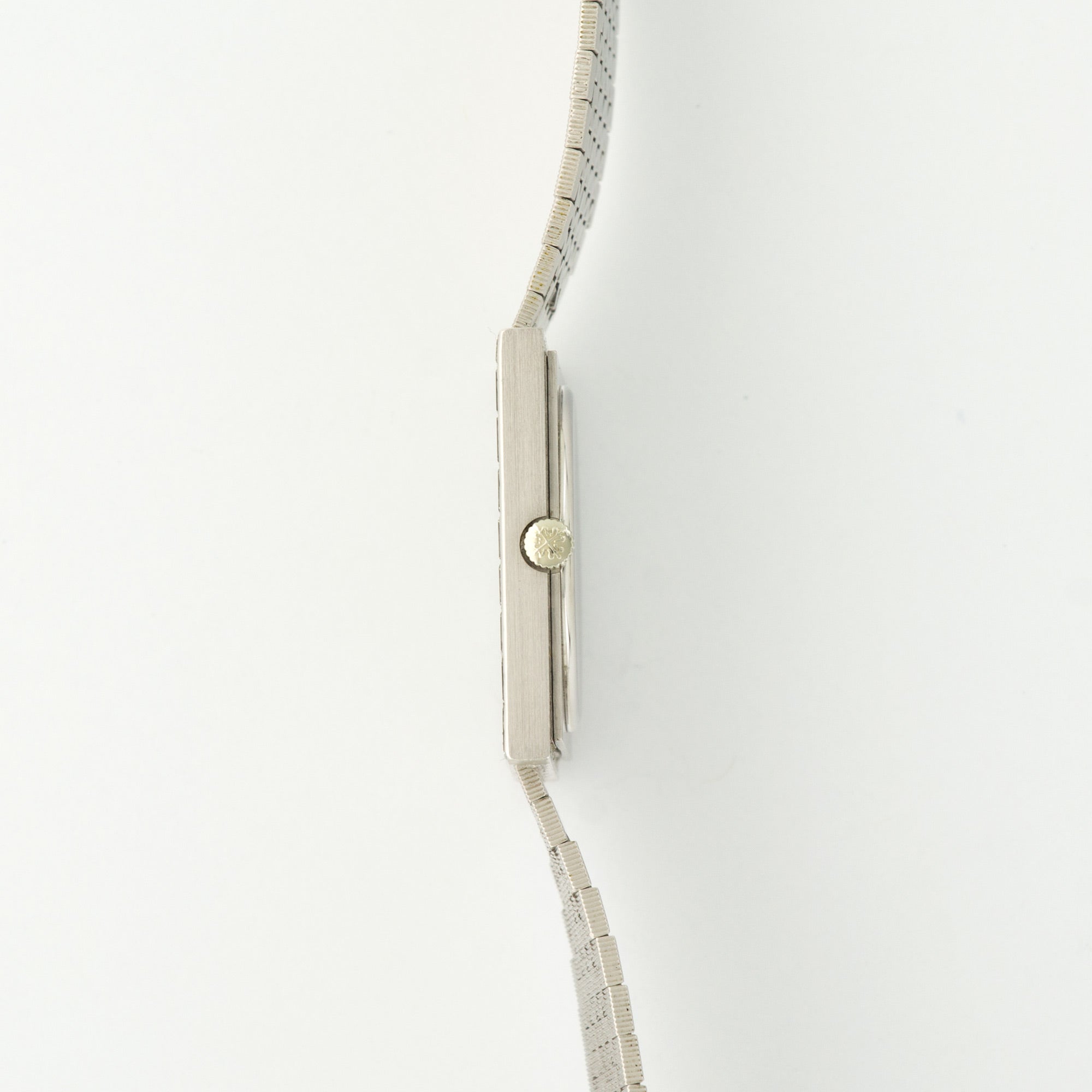 Patek Philippe - Patek Philippe White Gold Rectangular Baguette Diamond Watch Ref. 3540 - The Keystone Watches