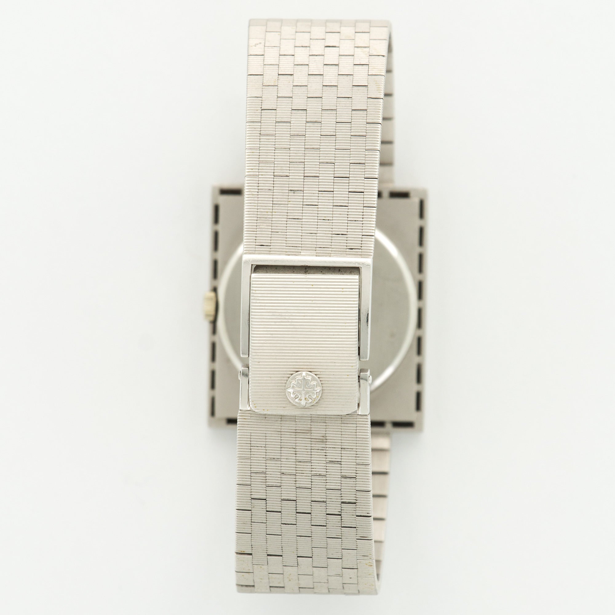 Patek Philippe - Patek Philippe White Gold Rectangular Baguette Diamond Watch Ref. 3540 - The Keystone Watches