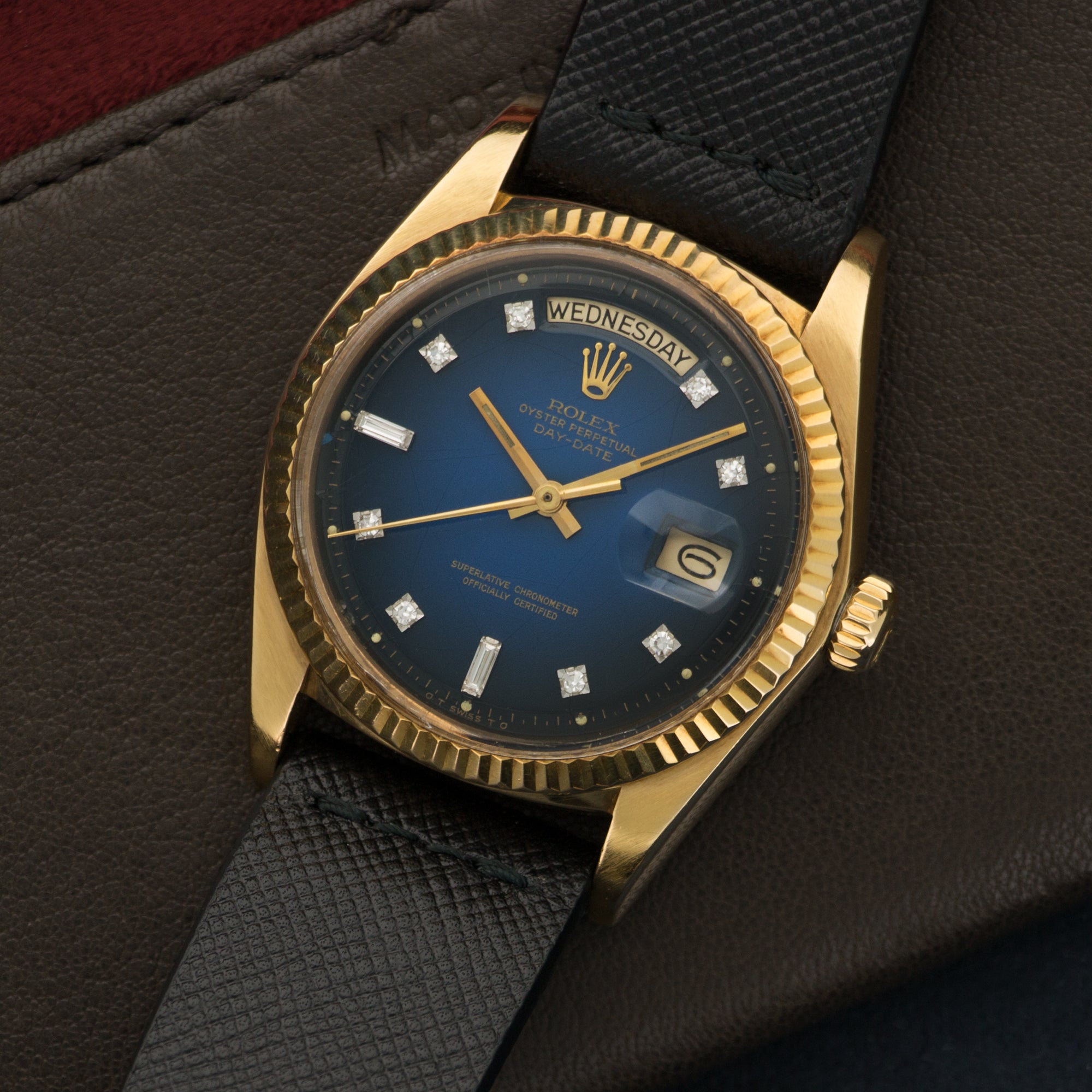 Rolex 1803 blue outlet dial