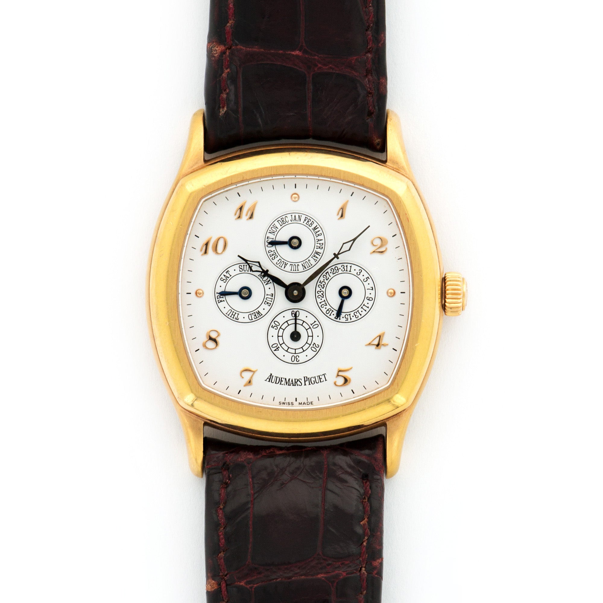 Audemars Piguet - Audemars Piguet John Schaeffer Perpetual Rose Gold on Strap - The Keystone Watches