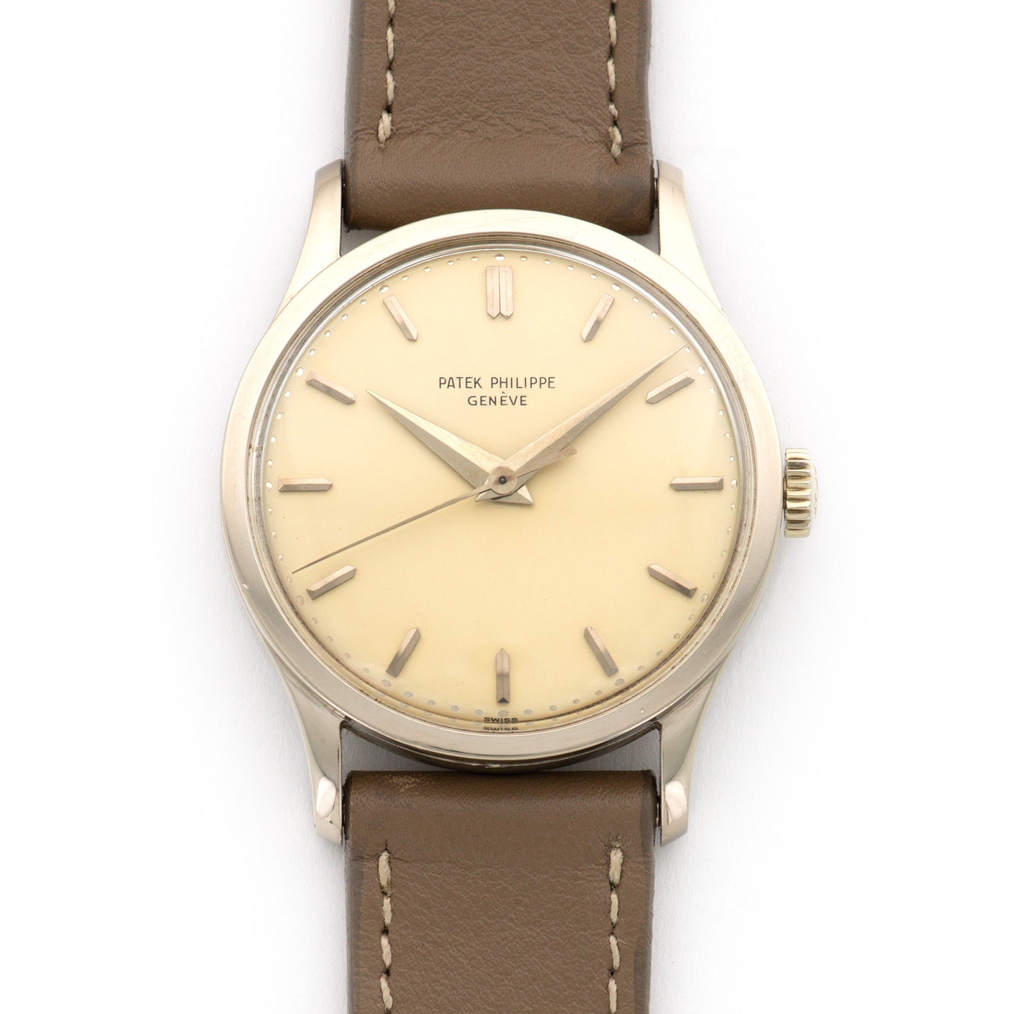 Patek Philippe - Patek Philippe White Gold Calatrava Watch Ref. 570 - The Keystone Watches