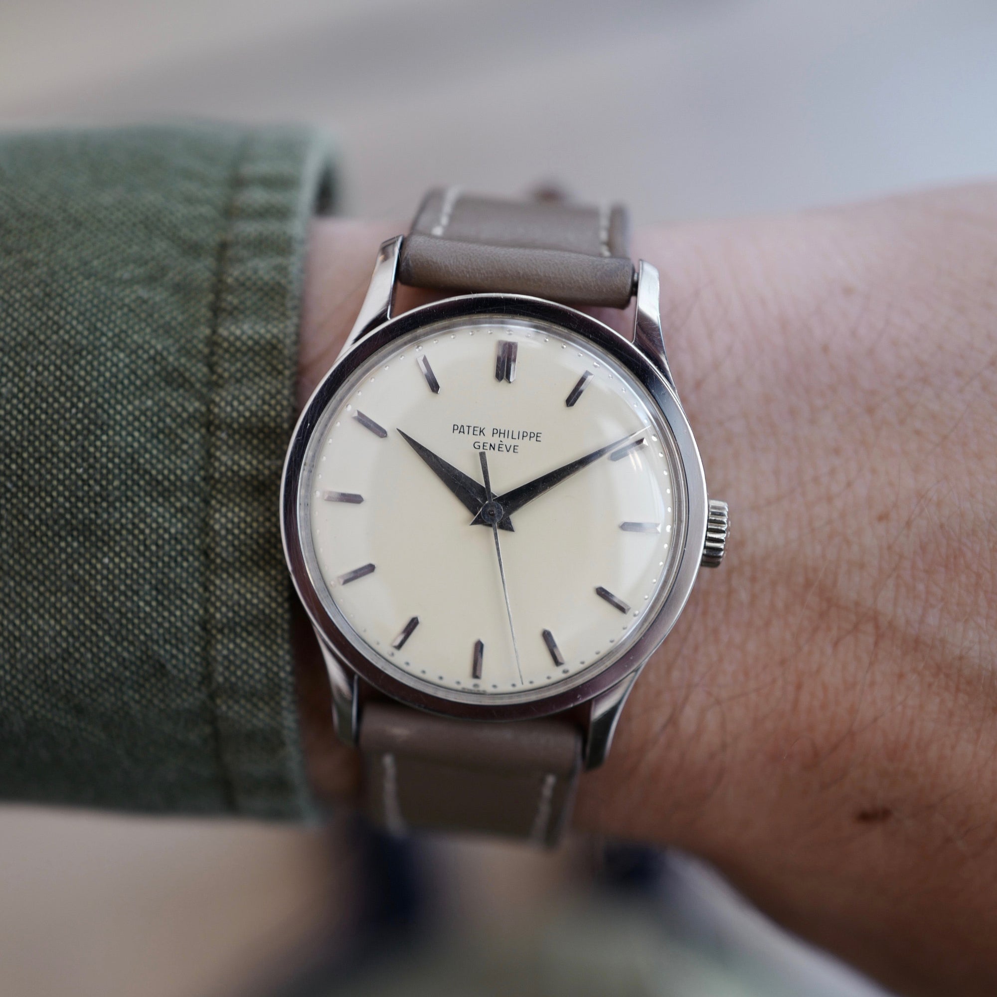 Patek Philippe - Patek Philippe White Gold Calatrava Watch Ref. 570 - The Keystone Watches
