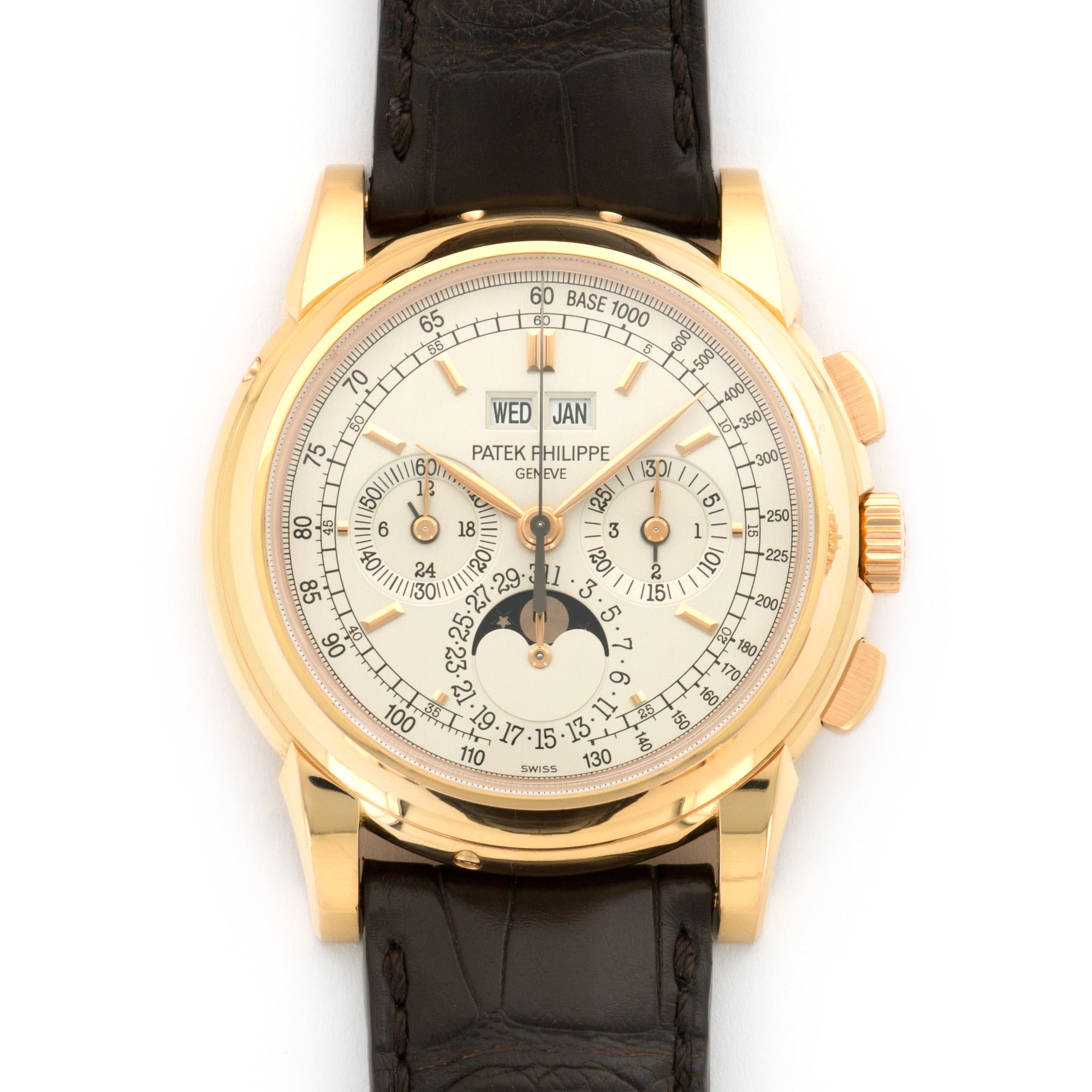 Patek Philippe - Patek Philippe Rose Gold Perpetual Calendar Chrono Watch Ref. 5970 - The Keystone Watches