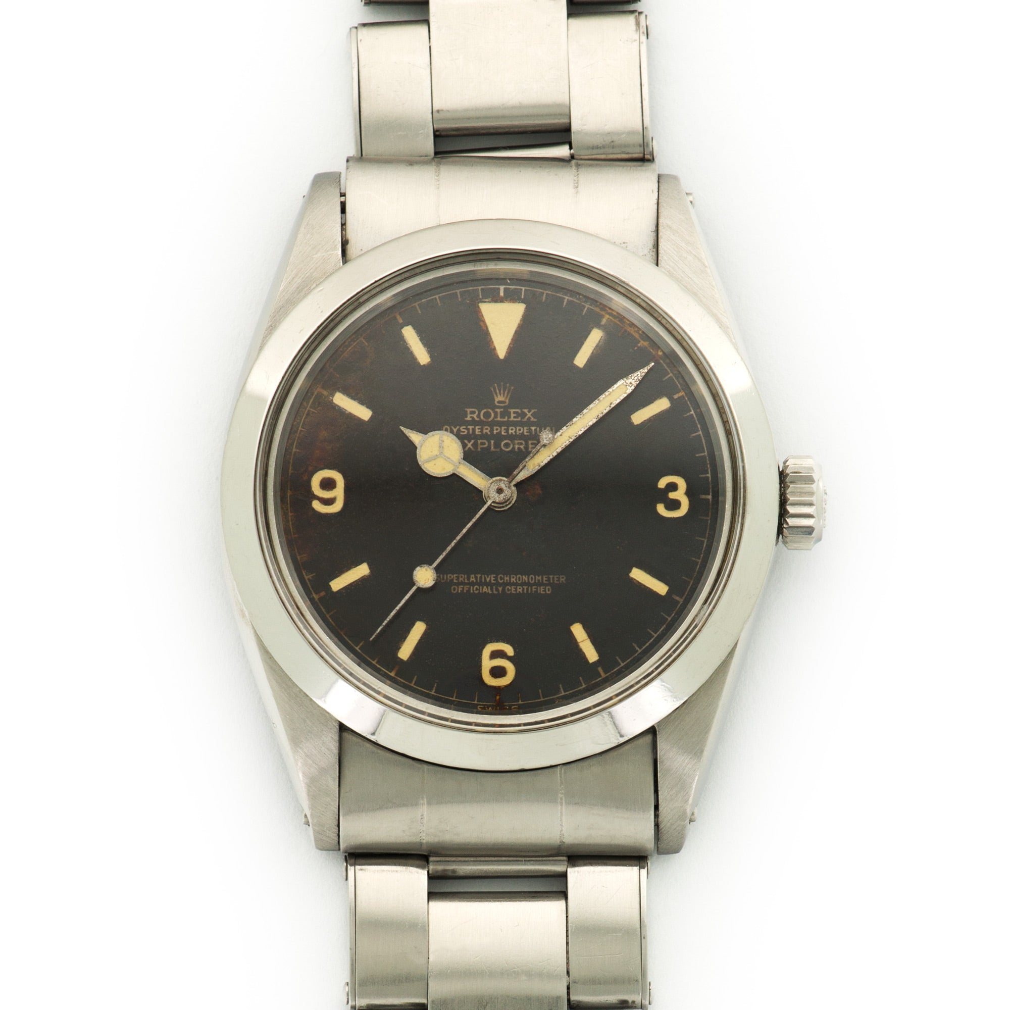 Rolex - Rolex Steel Explorer Gilt Chapter Ring Watch Ref. 1016 - The Keystone Watches