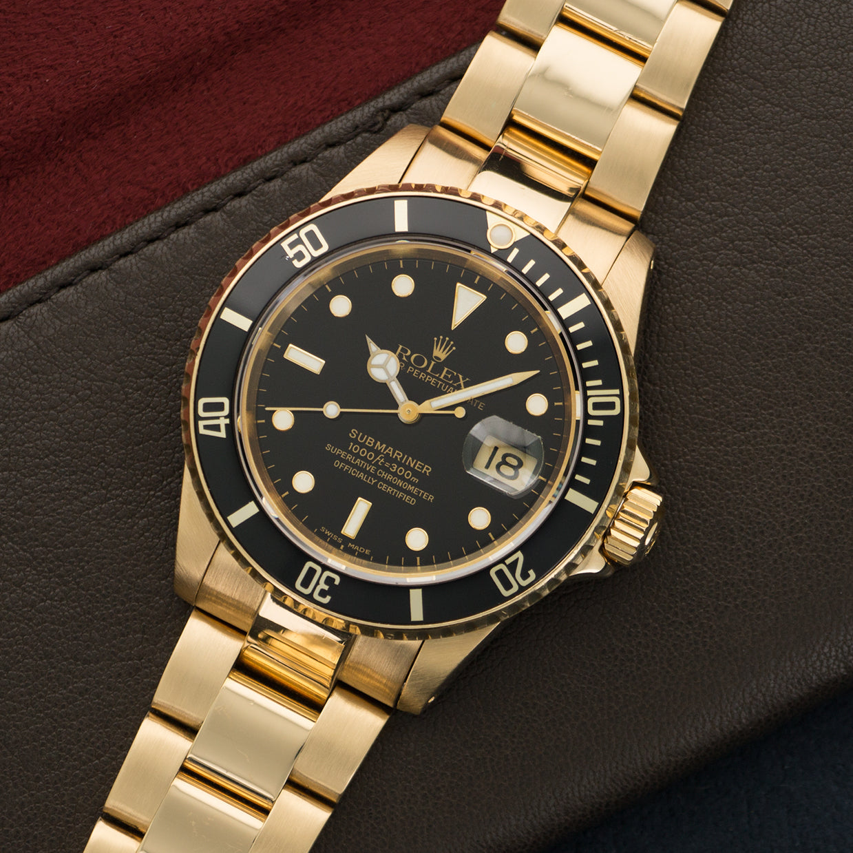 Rolex - Rolex Yellow Gold Submariner Watch Ref. 16618 - The Keystone Watches