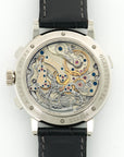 A. Lange & Sohne - A. Lange & Sohne Platinum Datograph Baguette Diamond Up Down Watch Ref. 405.835 - The Keystone Watches