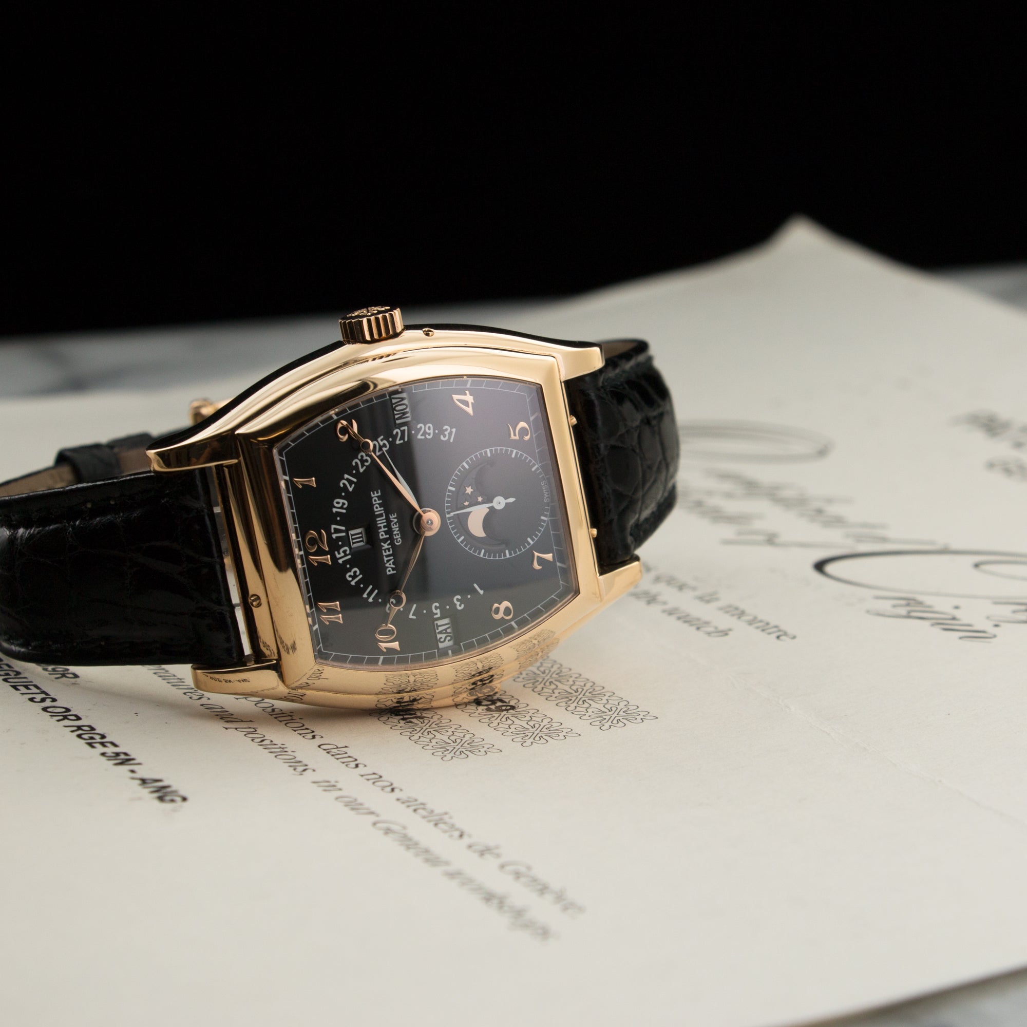 Patek Philippe - Patek Philippe Rose Gold Perpetual Calendar Minute Repeater Watch Ref. 5013 - The Keystone Watches