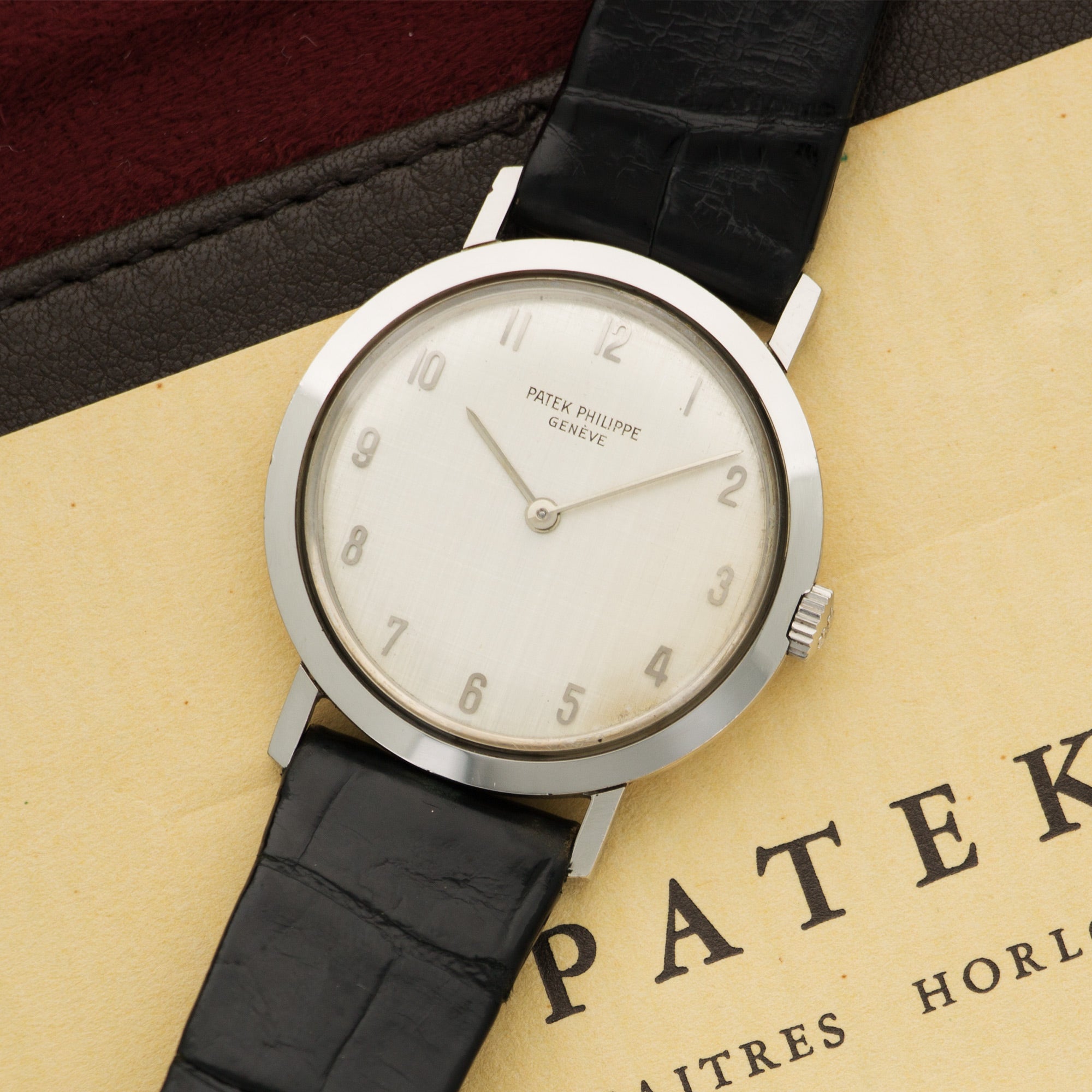 Patek Philippe - Patek Philippe Steel Calatrava Ref. 3509 with Box and Papers - The Keystone Watches